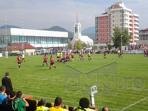 Foto: CSM Stiinta Baia Mare - Steaua - rugby (c) eMaramures.ro